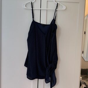 Gibson Dark Blue Camisole with Light Dots